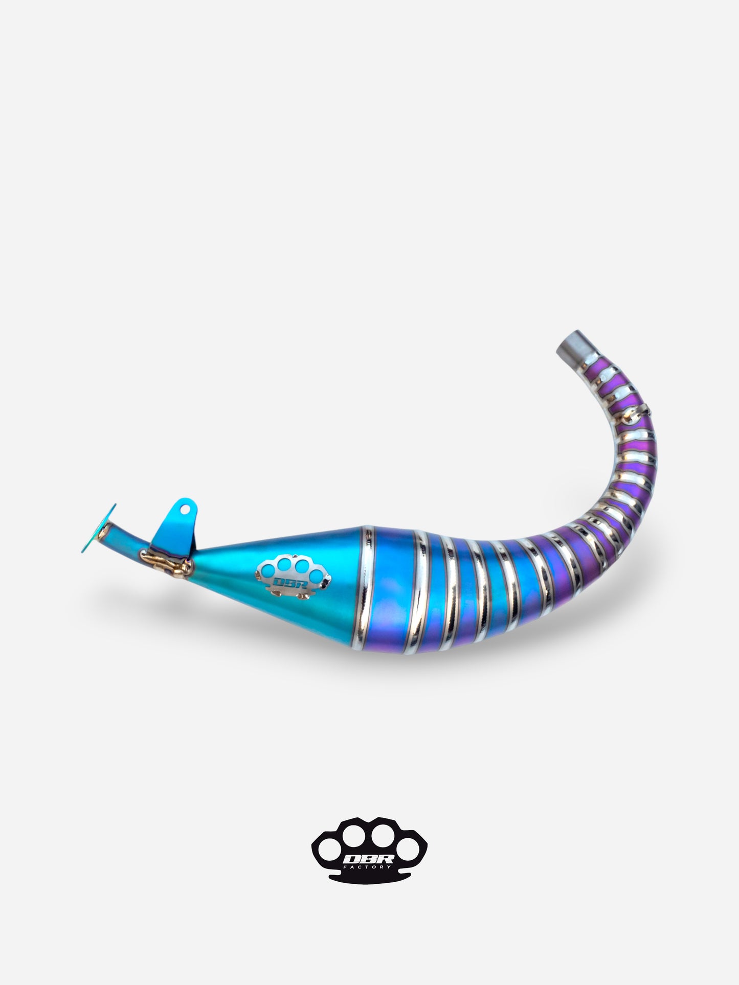 Exhaust DBR 50/100cc Superfast Low Titanium