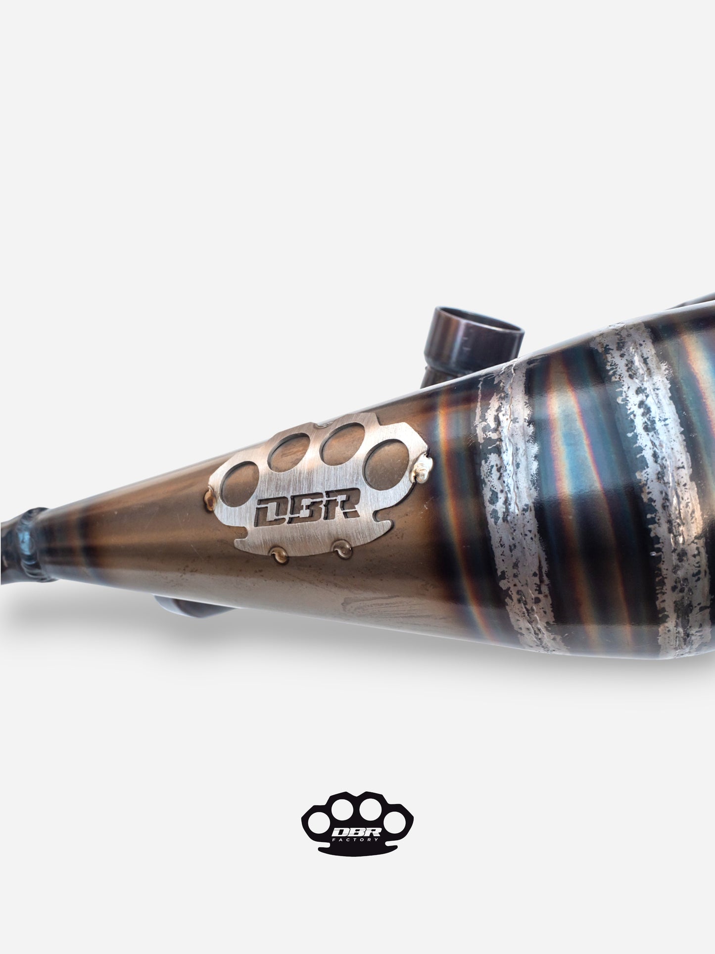 Auspuff DBR Classic Moped – Integrierter Schalldämpfer
