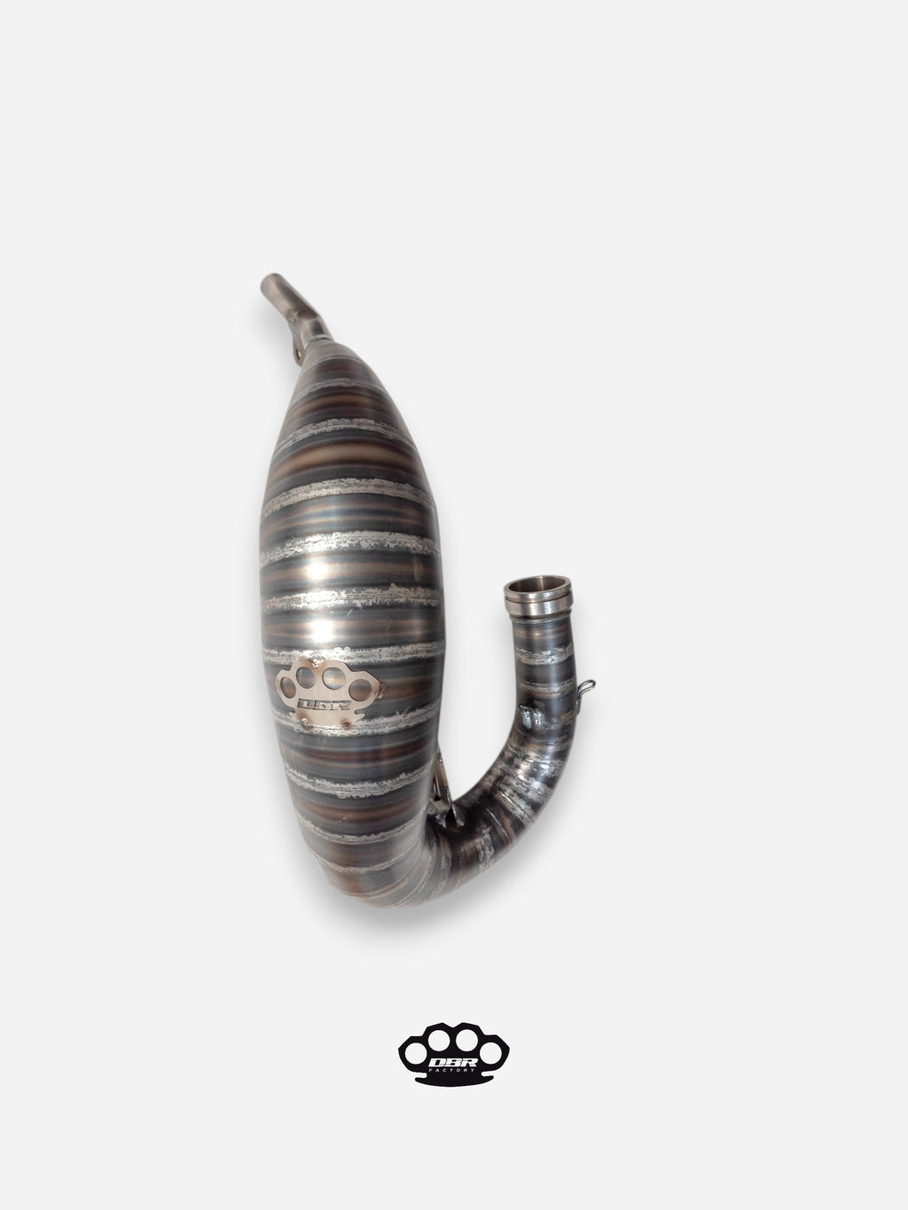 DBR Off-Road Auspuff 125/150cc Hoch - Bauch