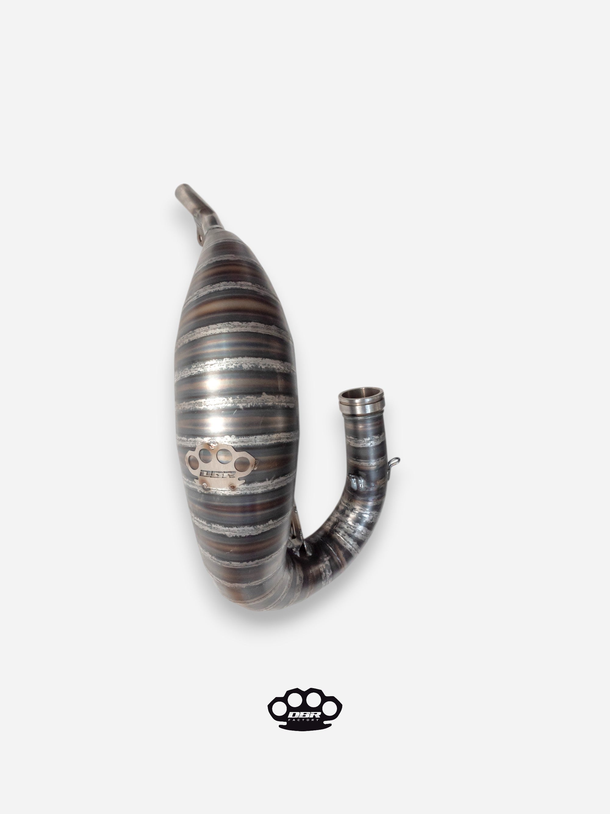 DBR Off-Road Auspuff 125/150cc Hoch - Bauch