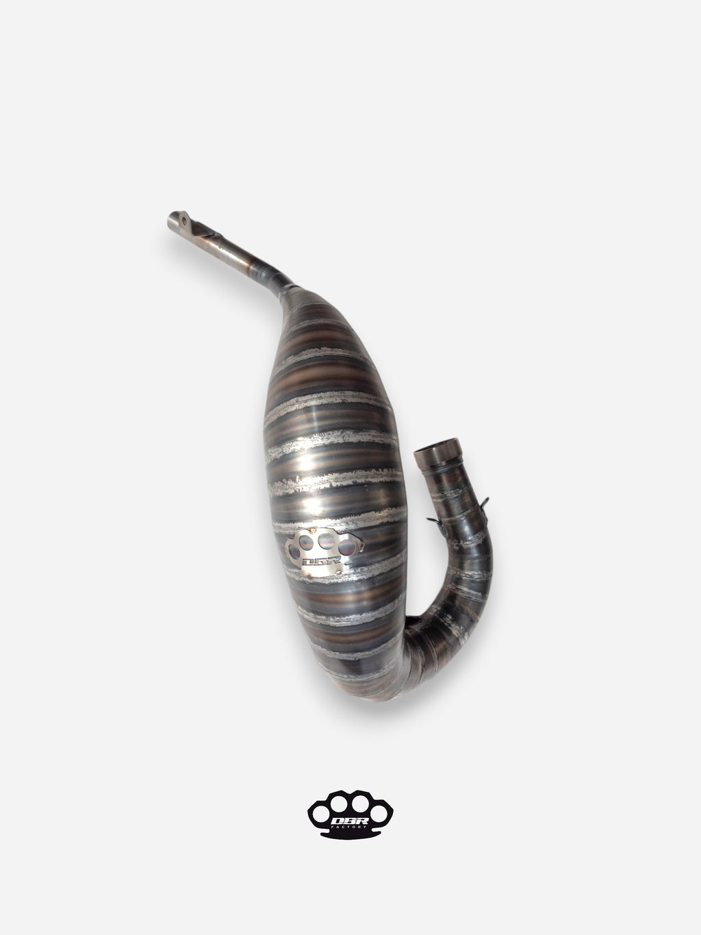 DBR Off-Road Auspuff 125/150cc Hoch - Bauch