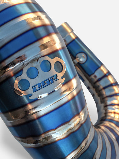 Scarico DBR Off-Road 125/150cc Titanium Alto - Pancia