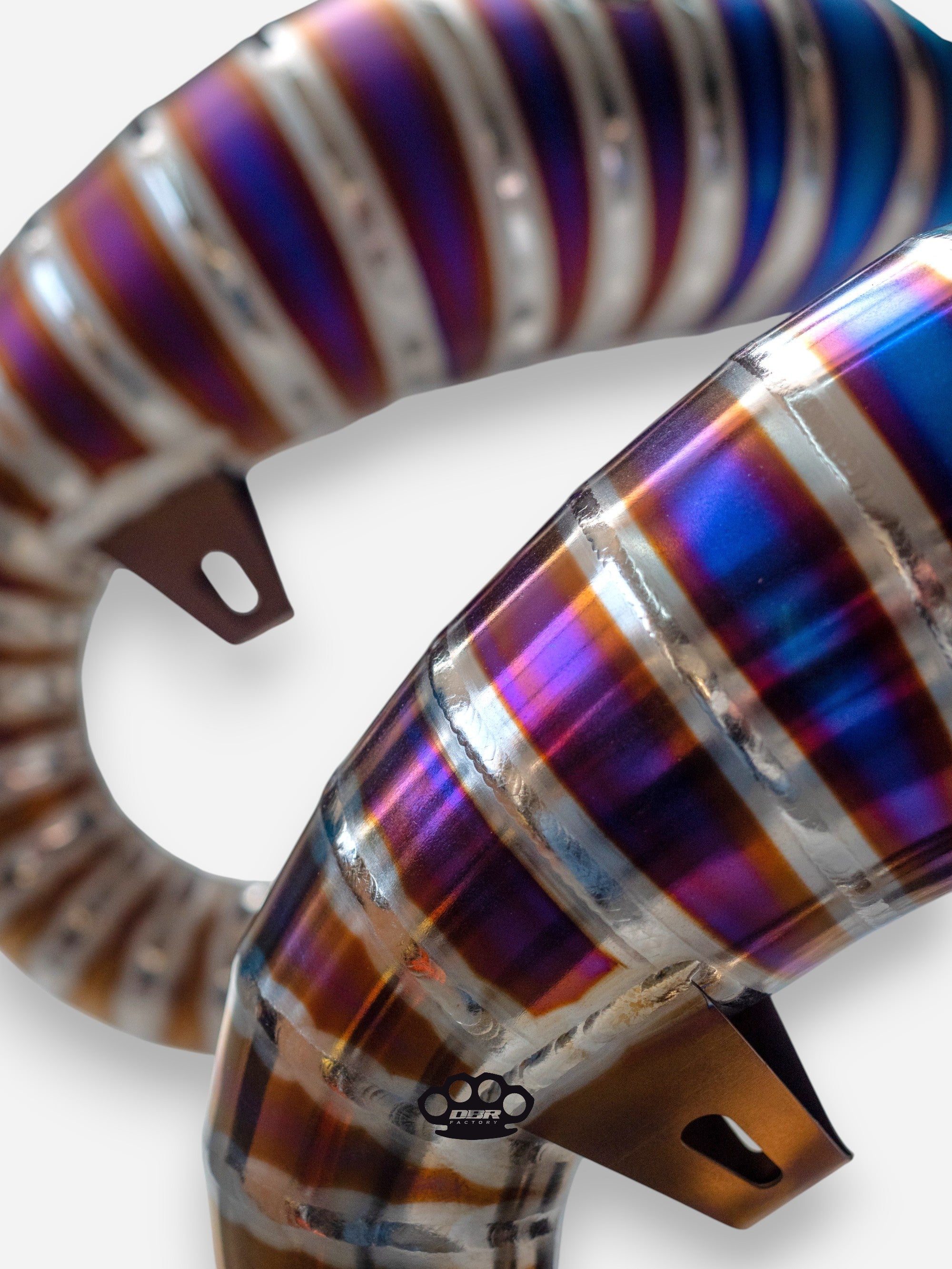 Scarico DBR Off-Road 125/150cc Titanium Alto - Pancia - DBR Factory