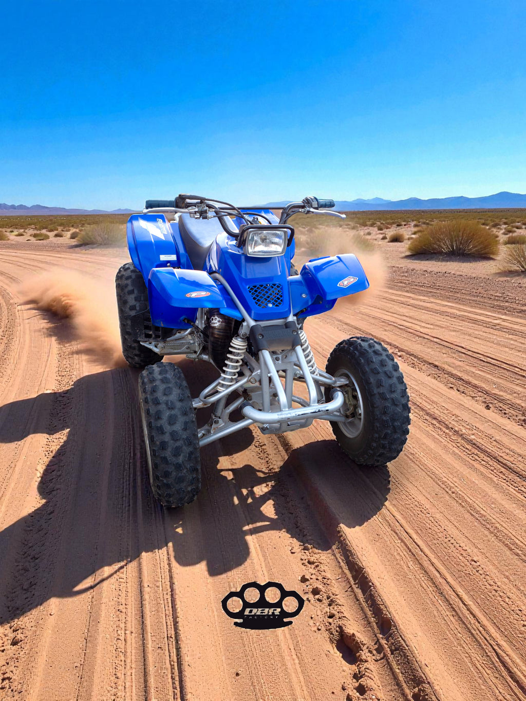 Komplette DBR Auspuffanlage für YAMAHA BLASTER 200cc ATV 1988–2009