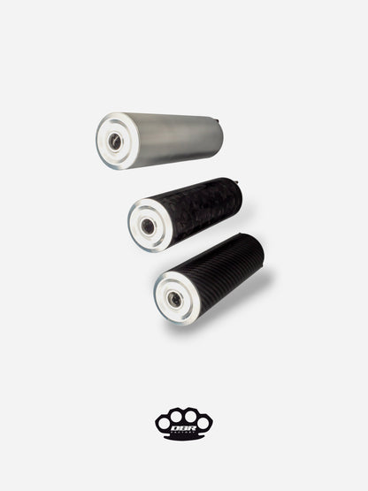 DBR Universal Silencer Moped 150mm and 190mm - Diameter 19mm and 20mm