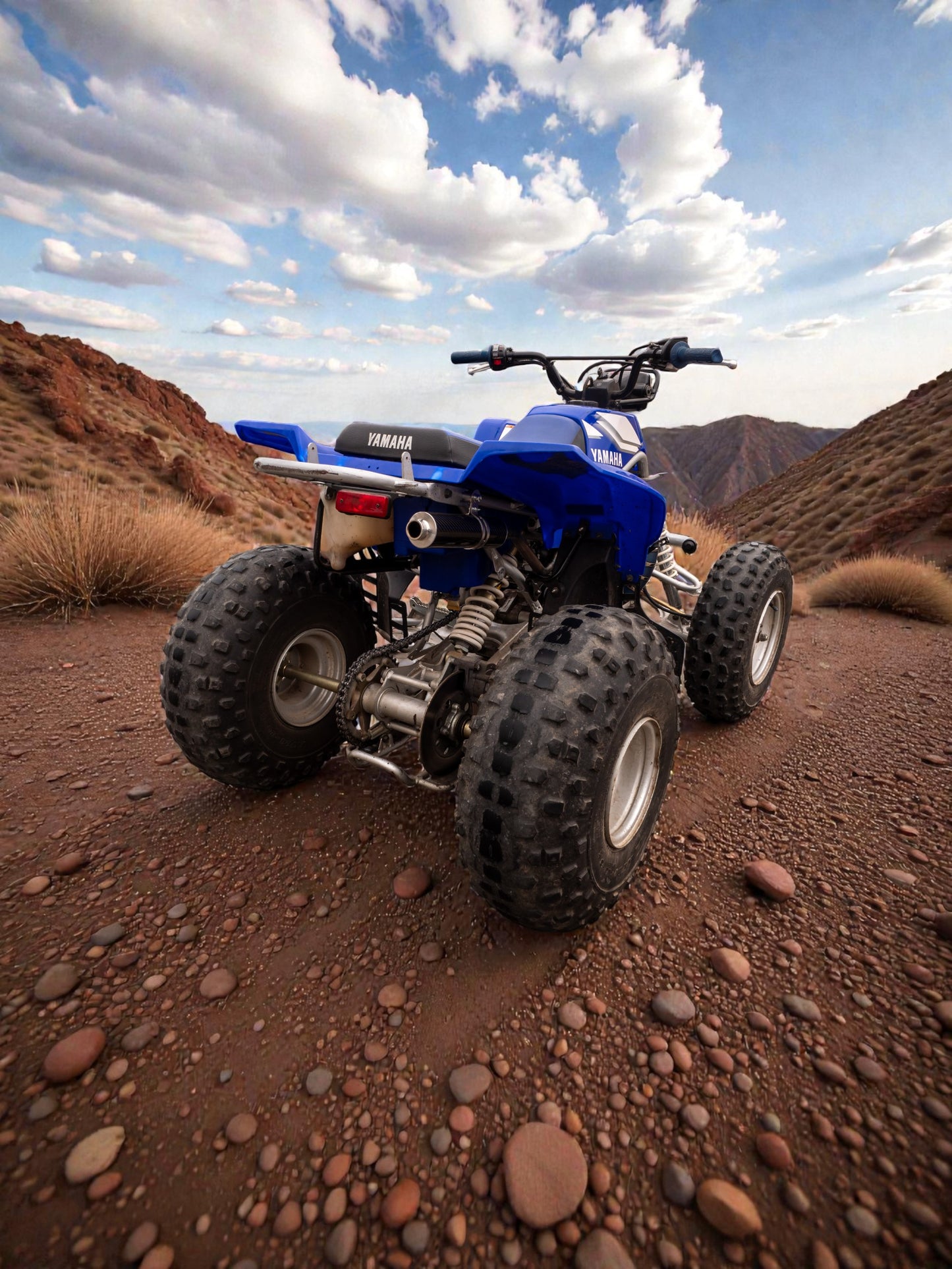 Solo Titanium Exhaust DBR for YAMAHA BLASTER 200cc ATV 1988–2009