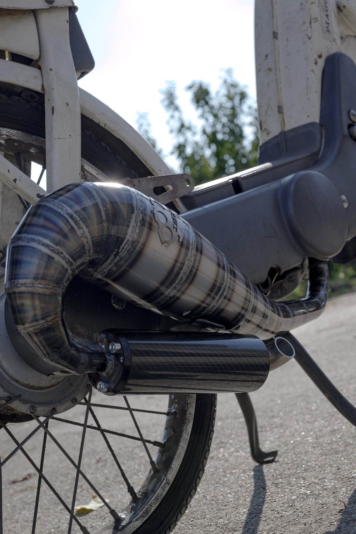 dbr marmitta classic venom o27 moped piaggio e gilera