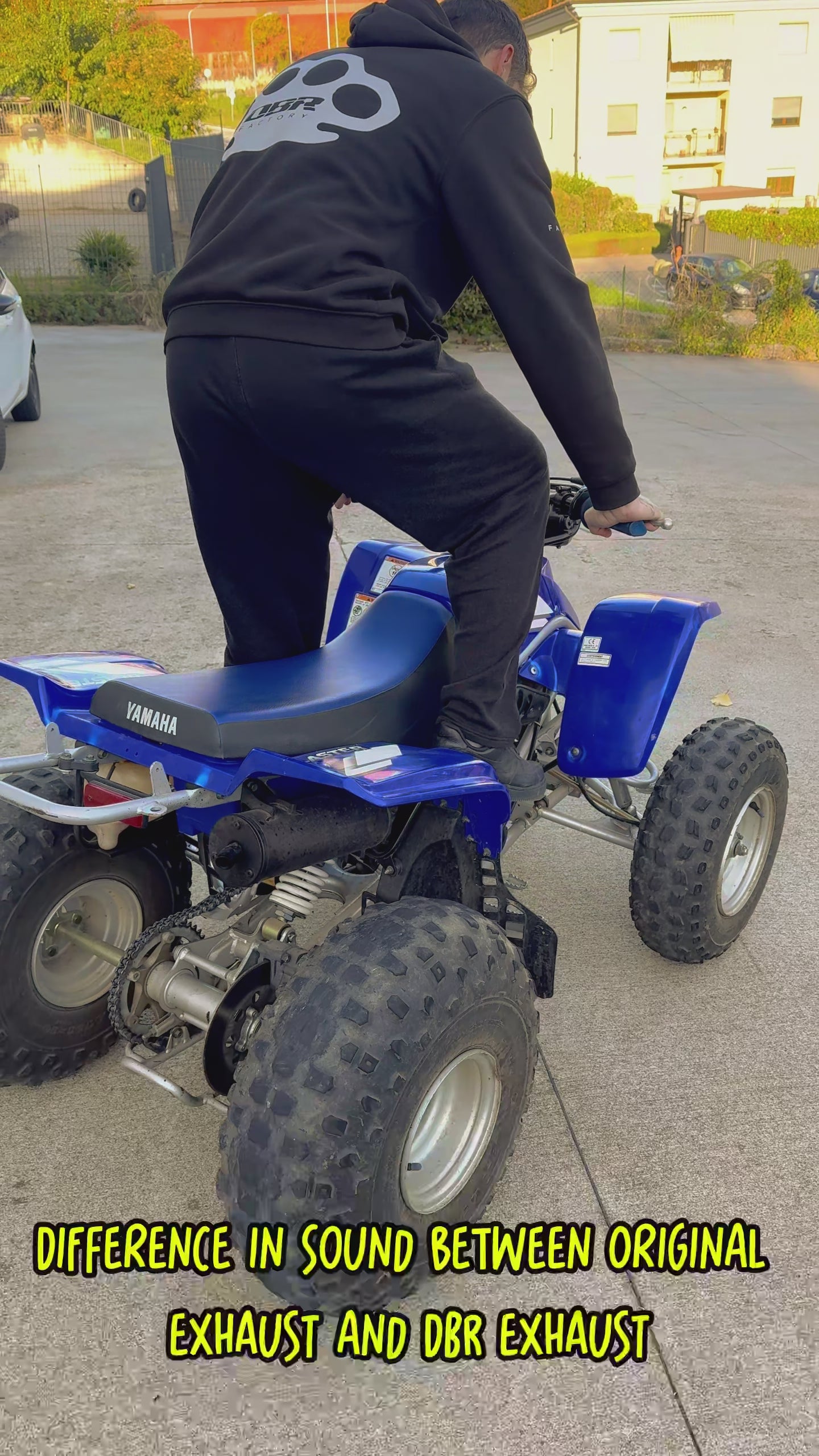 Solo Auspuff DBR für YAMAHA BLASTER 200cc ATV 1988–2009
