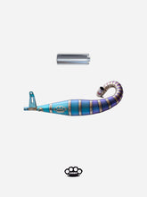 Lade das Bild im Gallery-Viewer, DBR GP04 Multicolor Titan Auspuff - Moped Vespa und Gilera