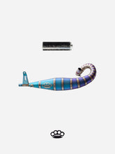 Lade das Bild im Gallery-Viewer, DBR GP04 Multicolor Titan Auspuff - Moped Vespa und Gilera