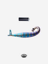 Lade das Bild im Gallery-Viewer, DBR GP04 Multicolor Titan Auspuff - Moped Vespa und Gilera